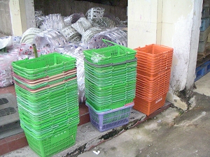 各種完成品状態(写真は買物カゴ)