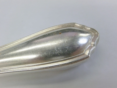 洋白(洋銀)に銀メッキされた、銀食器(銀の洋食器)